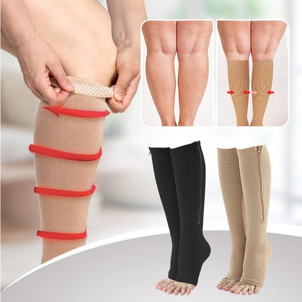 1+1 GRATIS | ZipSox™ - Compressiekousen met rits