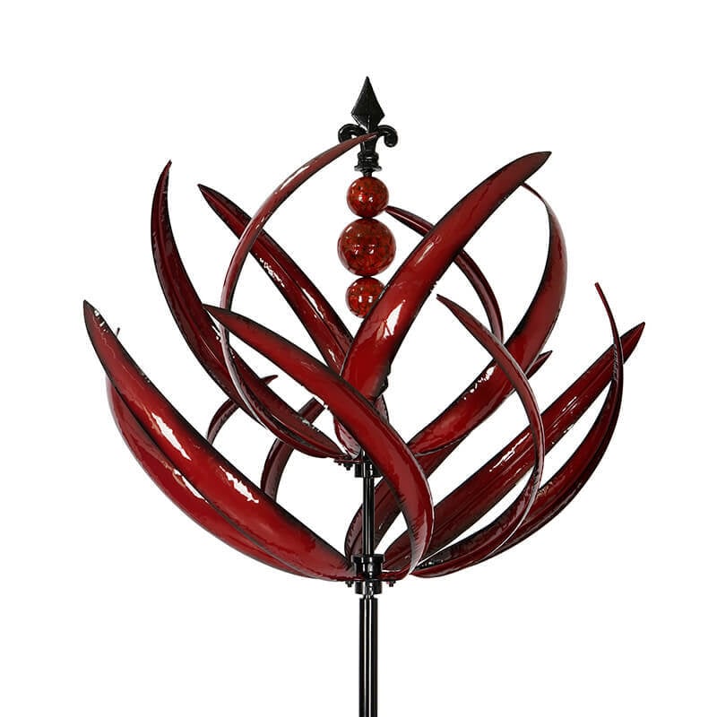 SerenitySpin™ - Ervaar de schoonheid van de Lotus Wind Chime in uw tuin!