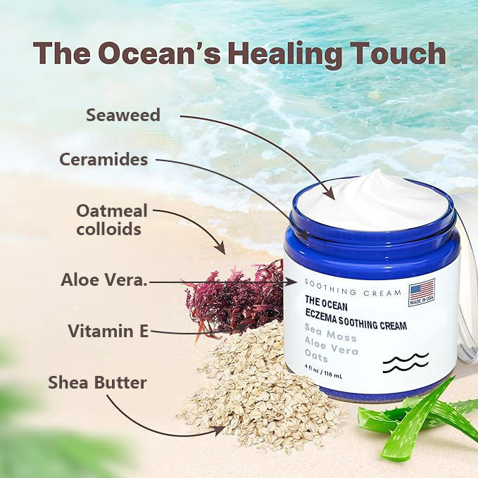 1+1 GRATIS | Ocean Eczema™ Natuurlijke verzachtende crème