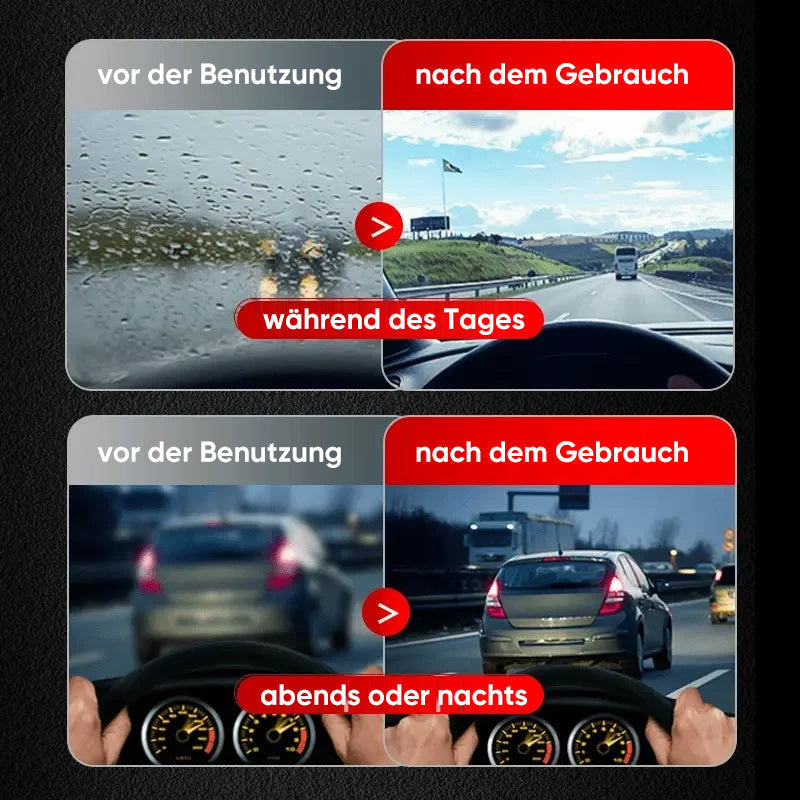 Oliefilm verwijderaar voor op de voorruit™, oliefilmvrij rijden begint hier!
