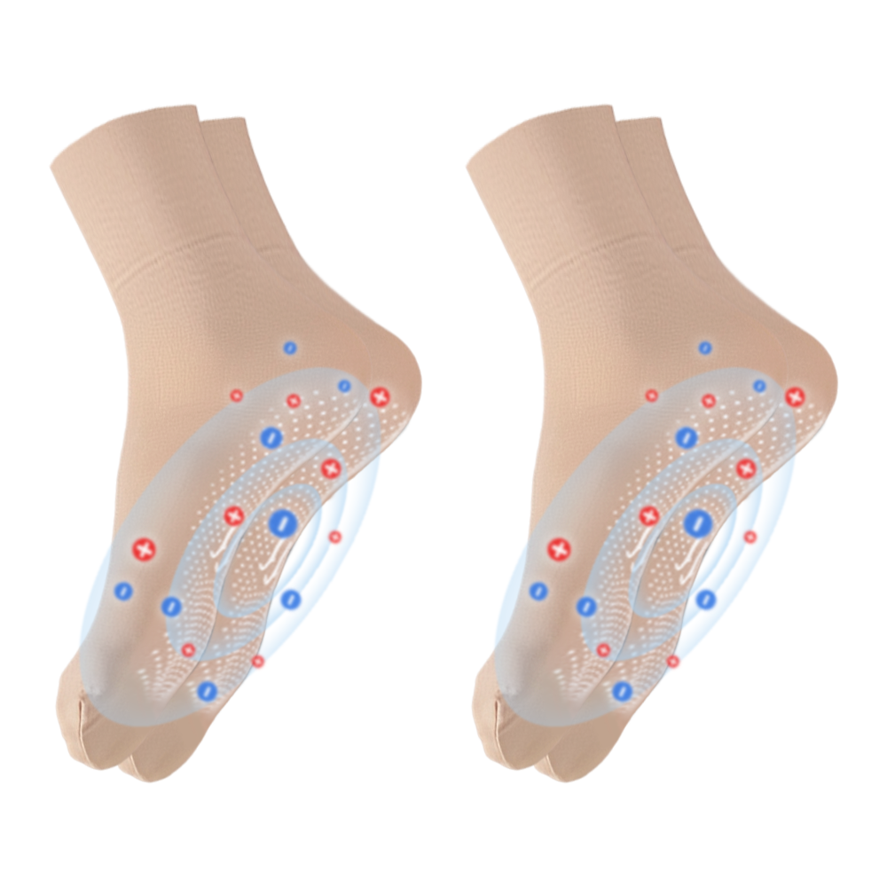 1+1 Gratis | Tourmaline™ -  Ionic stretch sokken