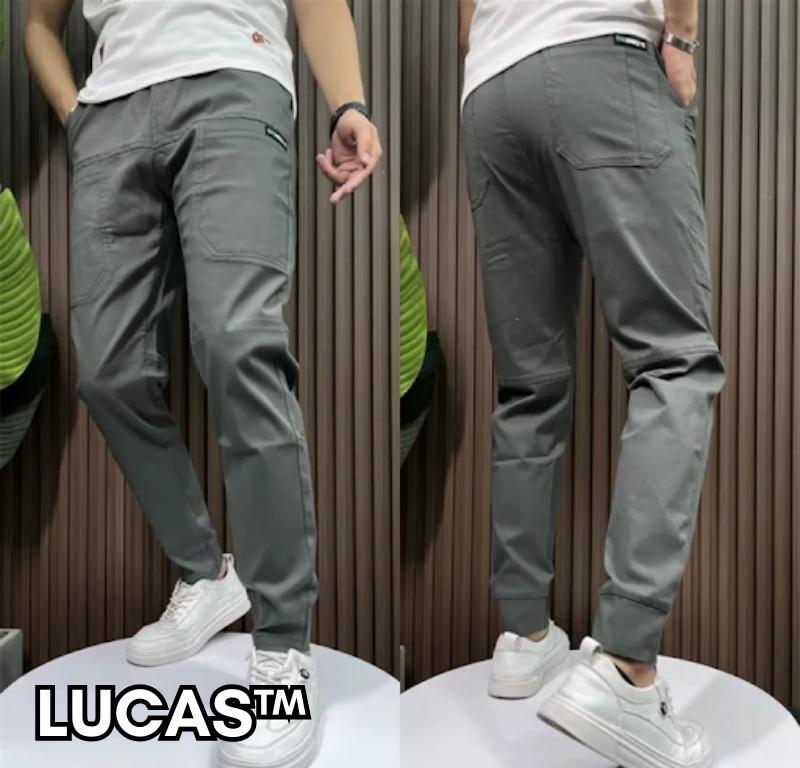 Lucas™ - Hoge Stretch Multi-Pocket Heren Cargo Broek