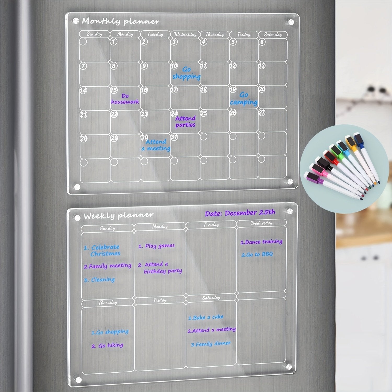 Magnetische planner™ Naadloze planning, direct aantrekkelijk