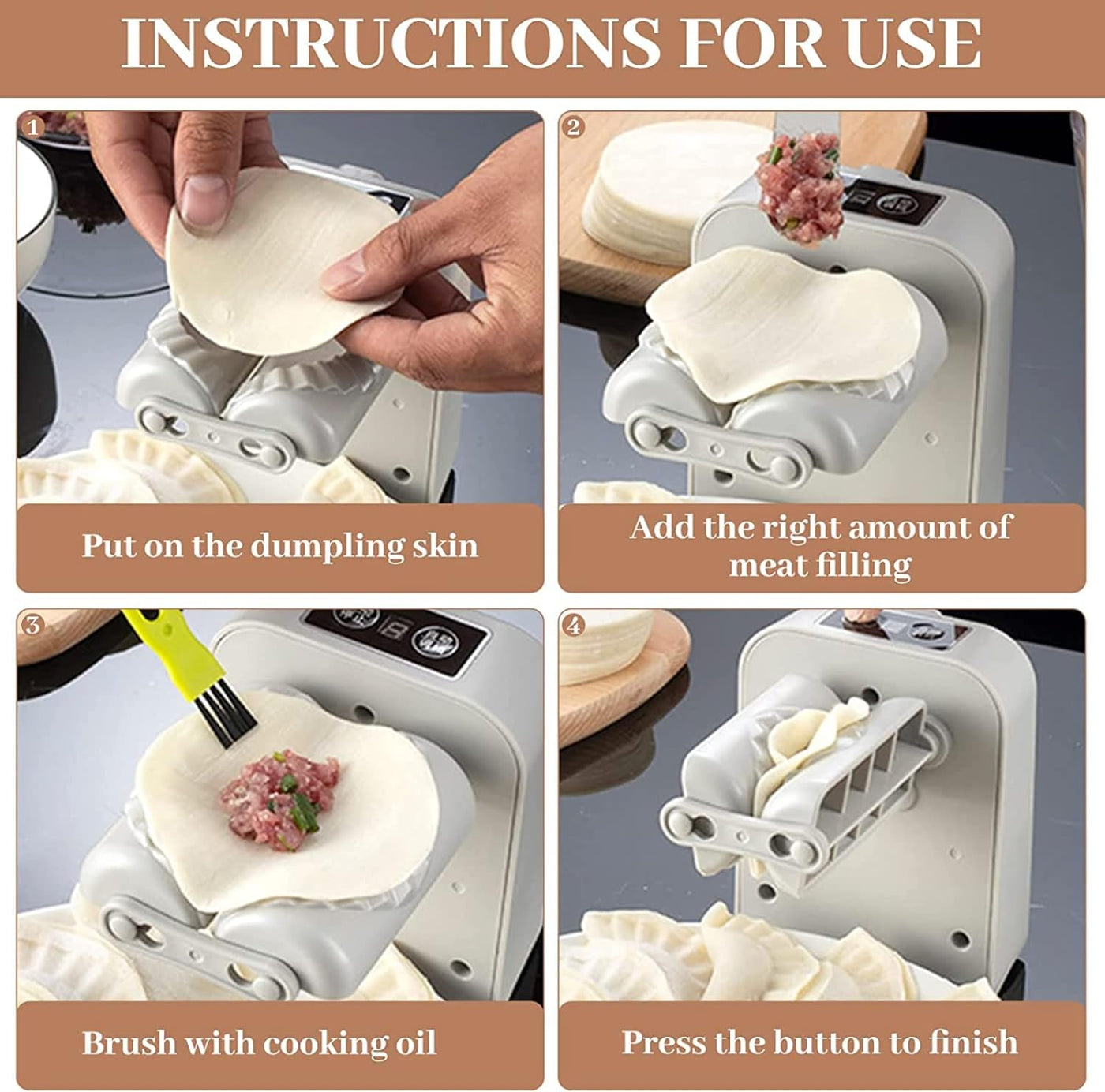 QuickFill™ - Automatische dumplingmaker