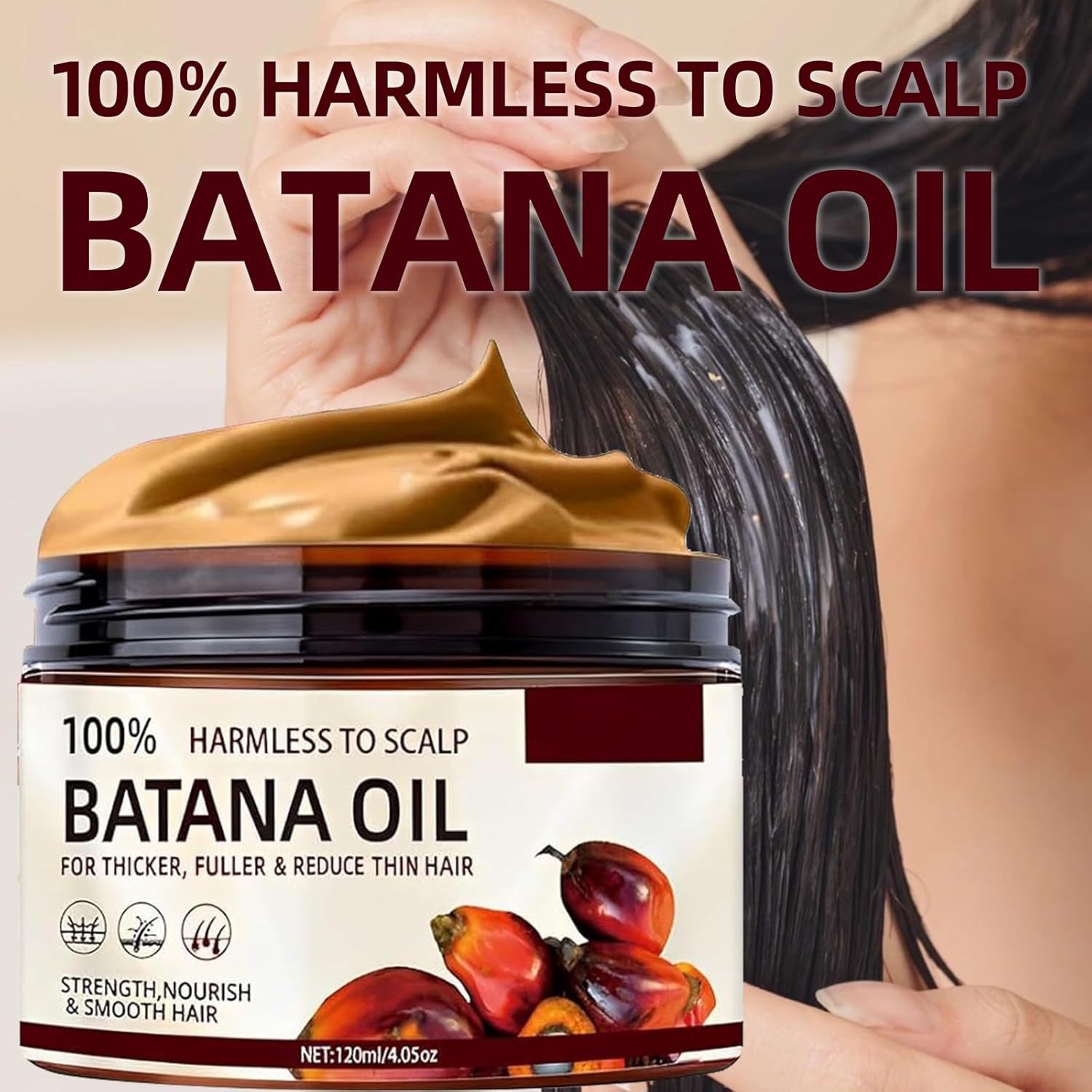 1+1 GRATIS | Batana Oil™ Voor dikker, voller en glanzend haar