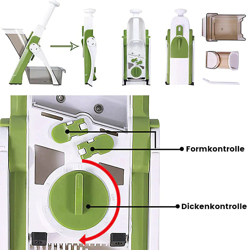 MySlice™ - Snelle en veilige 5-in-1 groentesnijder