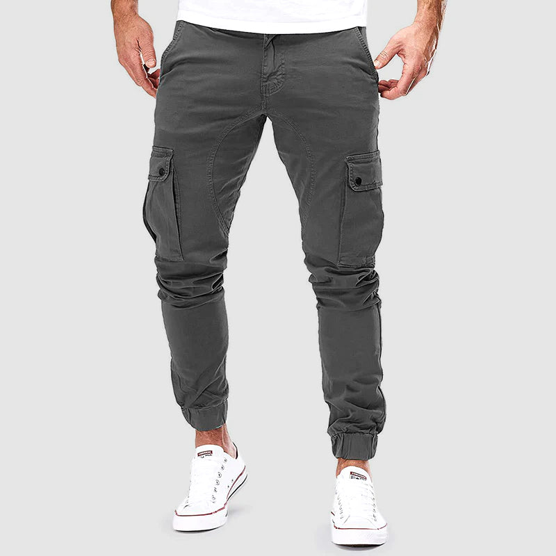 Duuc | Slim winter cargo broek voor heren