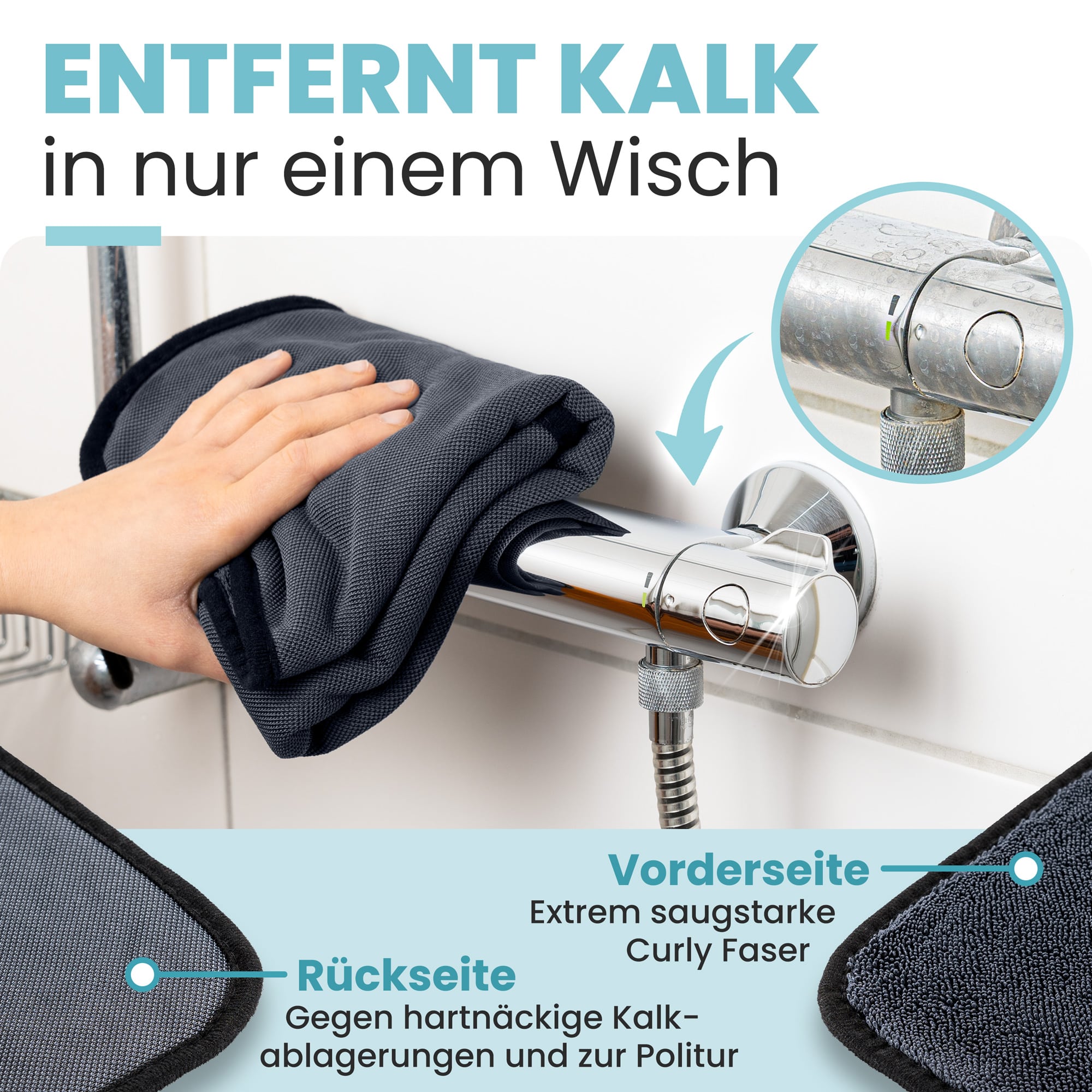 1+1 GRATIS | ShinyBath™ Droge handdoek