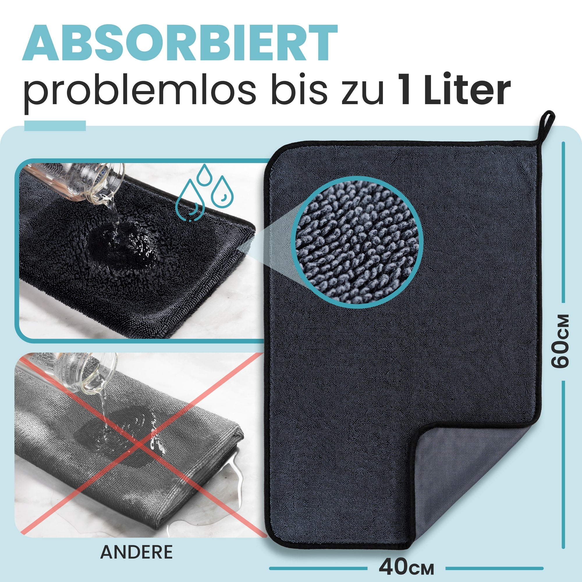 1+1 GRATIS | ShinyBath™ Droge handdoek