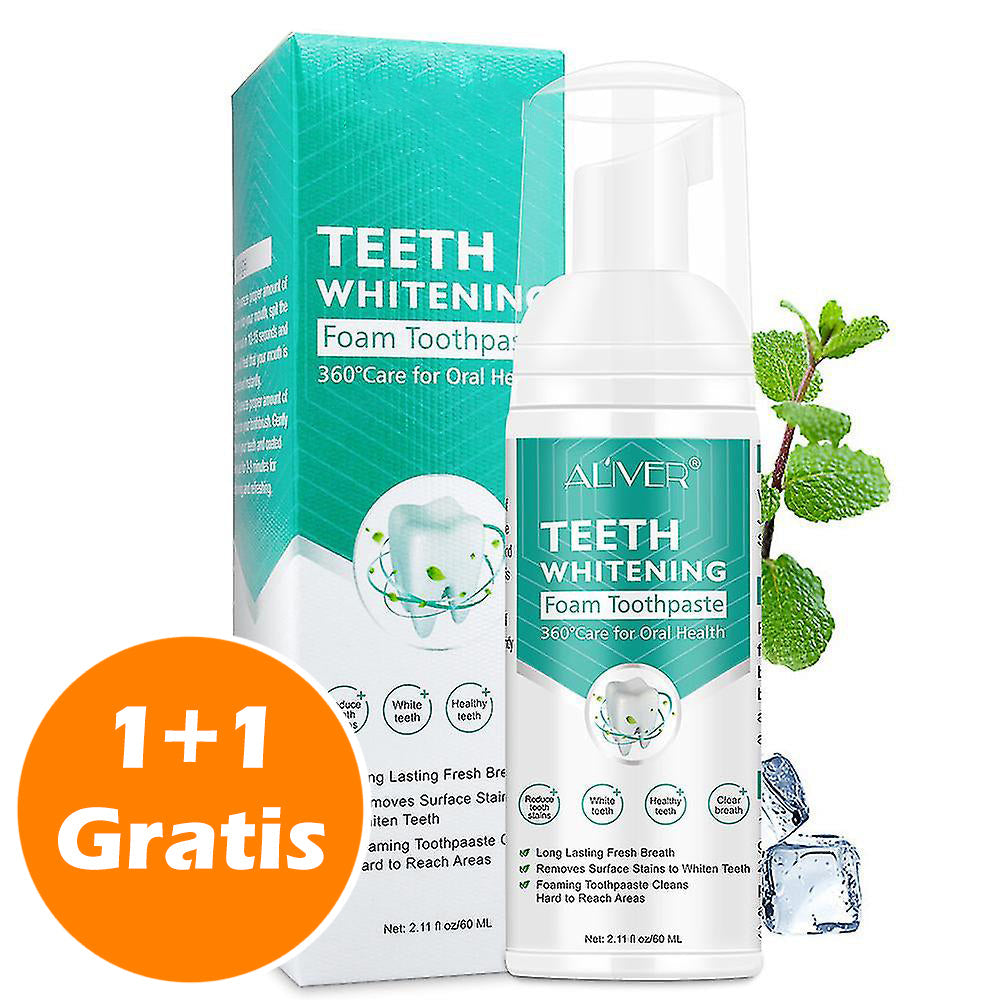 1+1 Gratis | JustWhite™ - De beste oplossing tegen gele tandvlekken