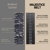 Majestic Belt™ Easy-Click automatische leren riem voor dames