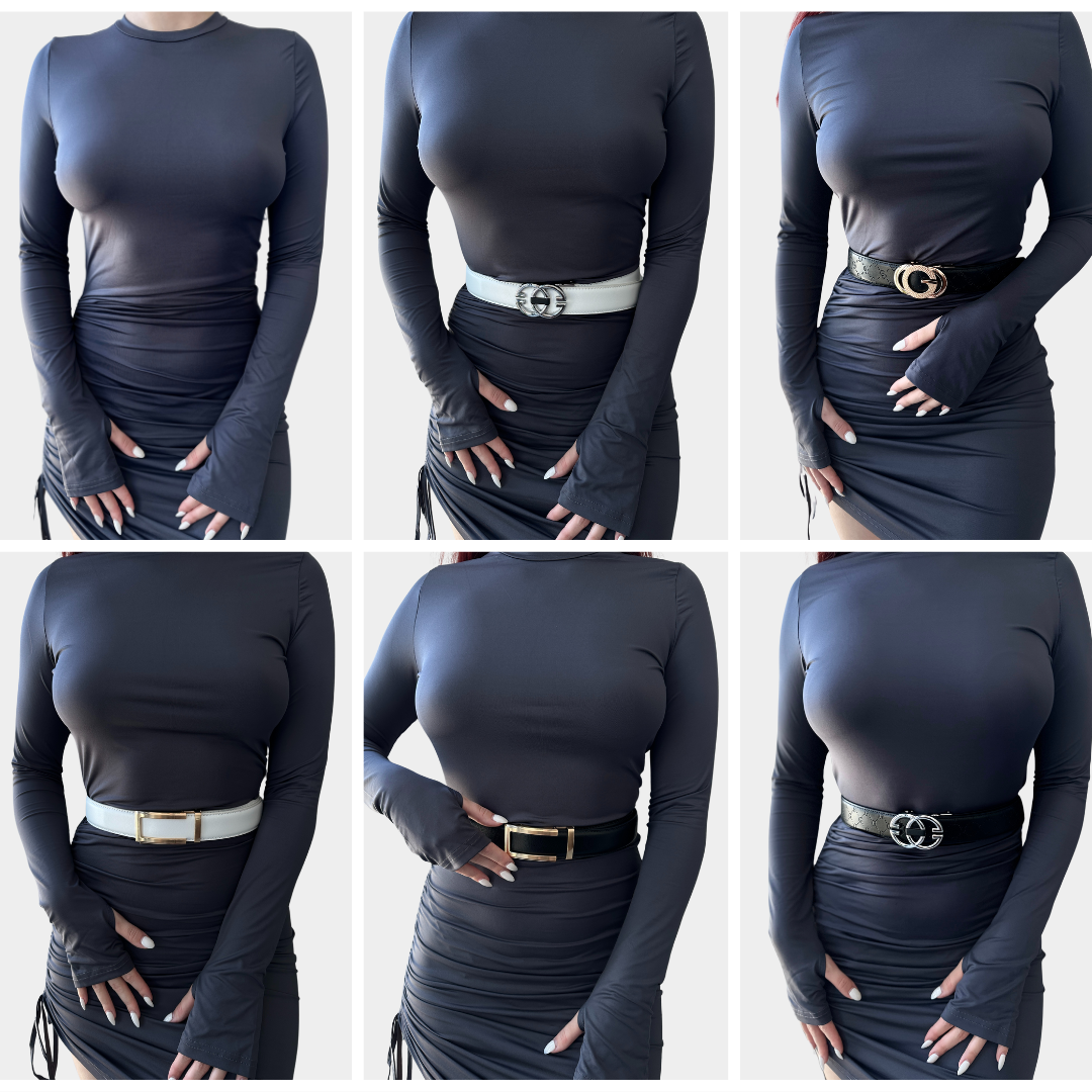 Majestic Belt™ Easy-Click automatische leren riem voor dames