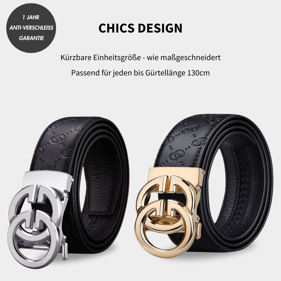 Majestic Belt™ Easy-Click automatische leren riem voor dames