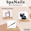 SpaNailz™ - 3-in-1 Nagelreparatieset | Inclusief penseel en UV-lamp