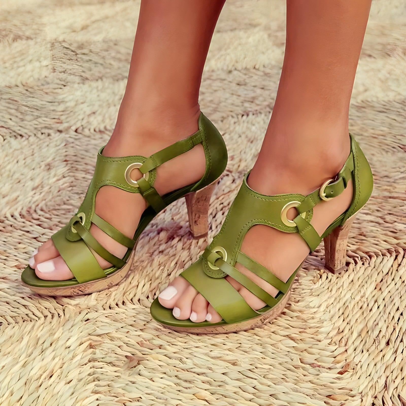 Carla™ - Romeinse sandalen met open teen