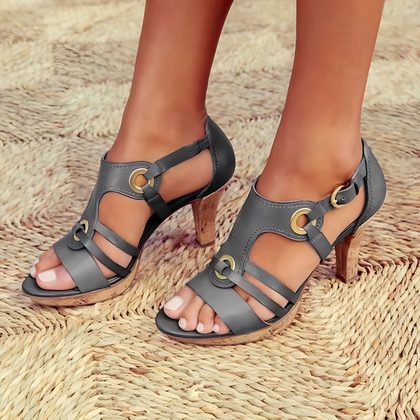 Carla™ - Romeinse sandalen met open teen