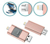 4-in-1 FlashDrive™ - Plug-and-Play-opslag voor alle apparaten!