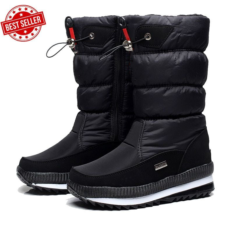 SnowFur™ - Hoogwaardige, Antislip en Waterdichte Snowboots van Imitatiebont