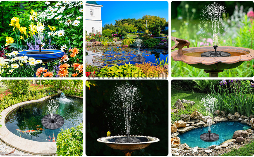Solar Oasis™ - Milieuvriendelijke fontein voor zwembaden en vijvers